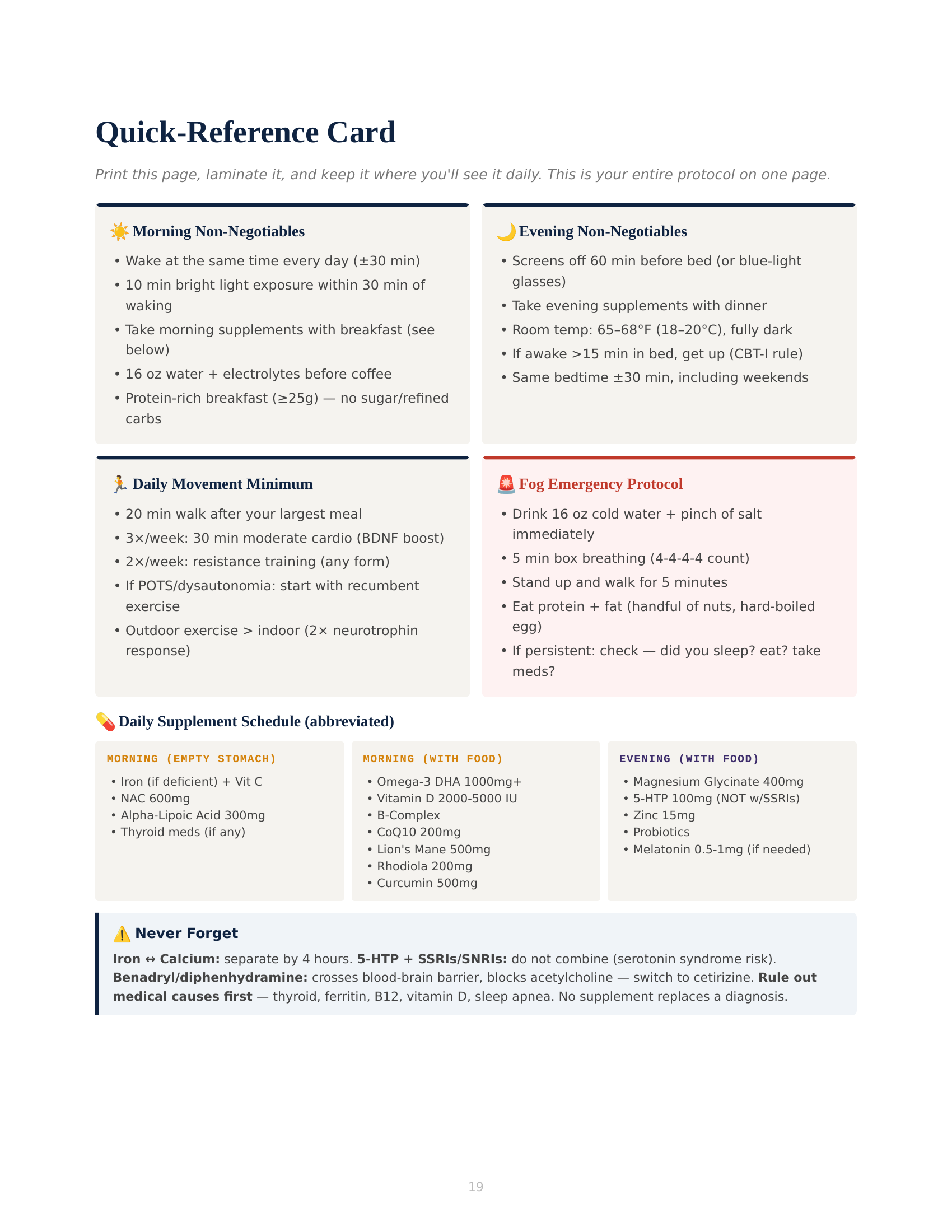 The Brain Fog Investigation Bundle