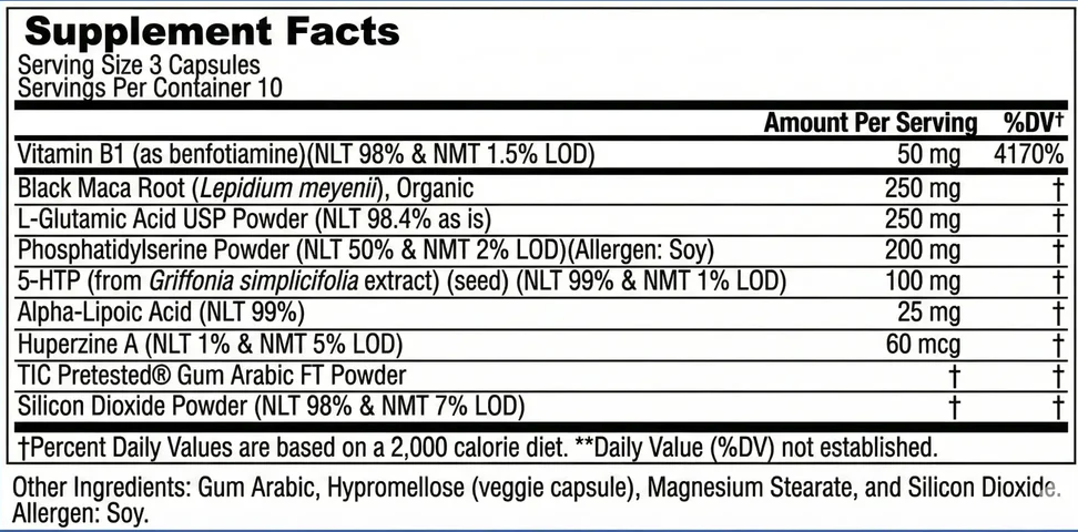 FOG OFF 1st edition  —One capsule. Every morning. The simplest thing you can do for your brain today.